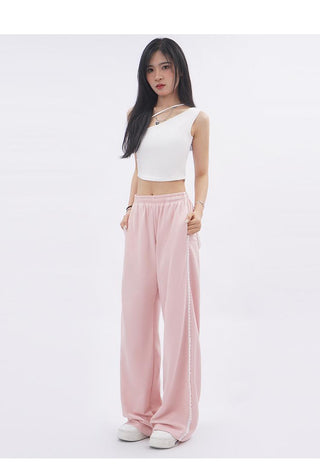 Off-shoulder sporty tube top with pad