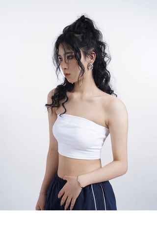 One-piece anti-exposure tube top