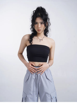 One-piece anti-exposure tube top