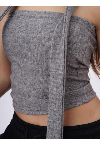 Strapless camisole halter neck vest