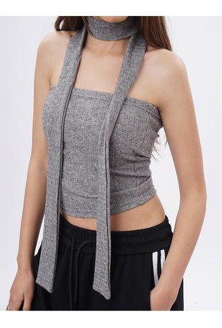 Strapless camisole halter neck vest