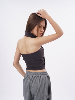 Strapless camisole halter neck vest