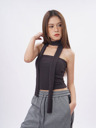 Strapless camisole halter neck vest