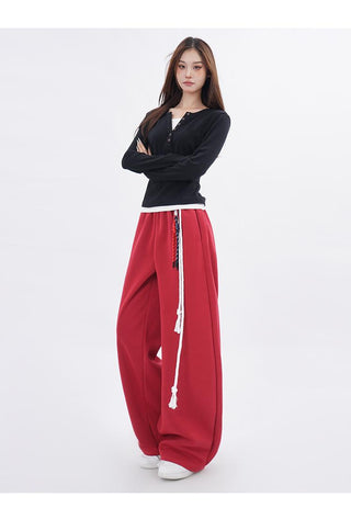 Fake two-piece bottoming long-sleeved T-shirt