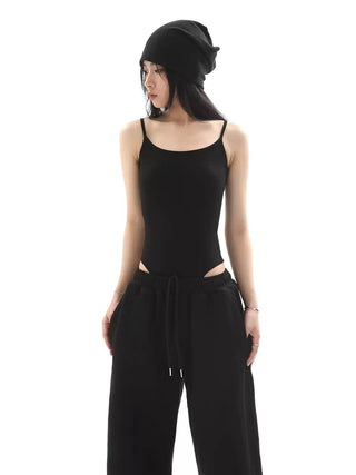 Backless one-piece camisole vest