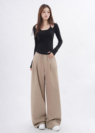 Fake two-piece bottoming shirt