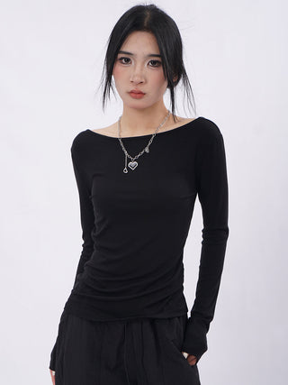 Hollow back straps slim top