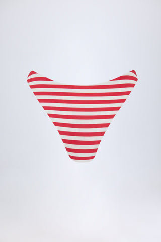 Cheeky Bikini Bottoms in Cherry Red