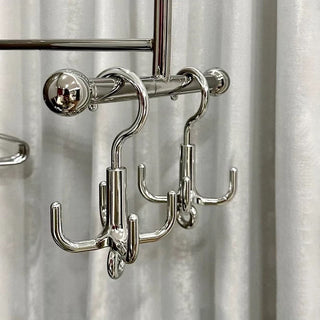 Silver Rotating Clothes Hook