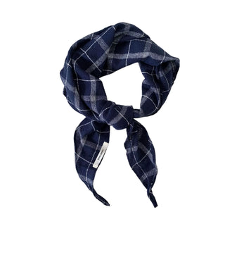 plaid long scarf