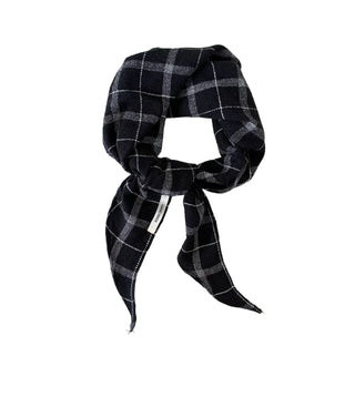 plaid long scarf