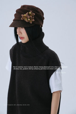 flower equestrian hat