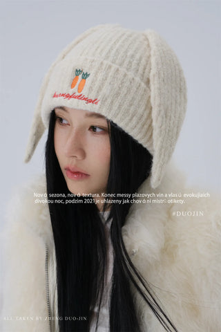 rabbit ears beanie