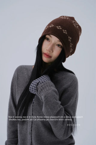 hemming knit beanie