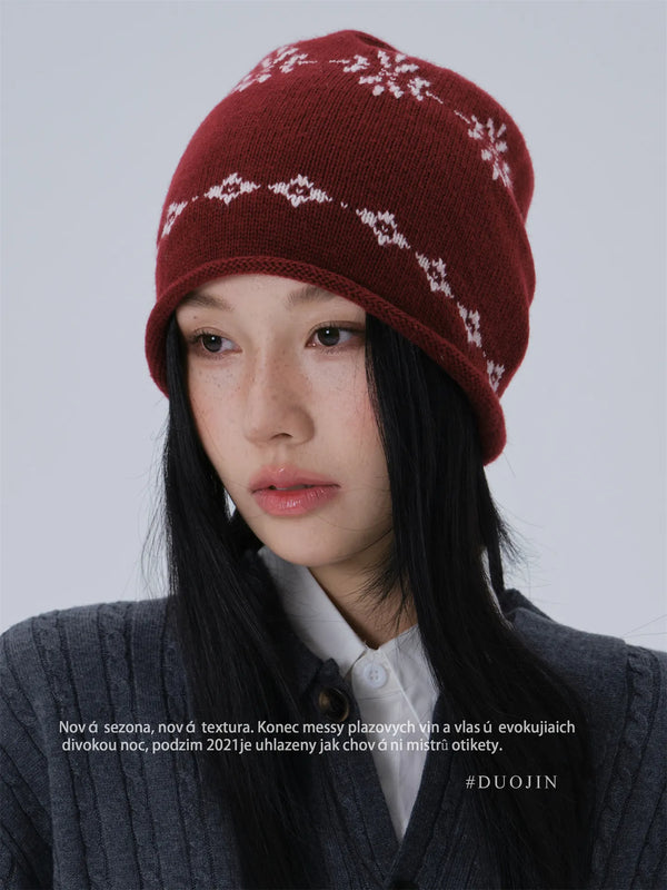 hemming knit beanie