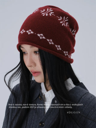 hemming knit beanie