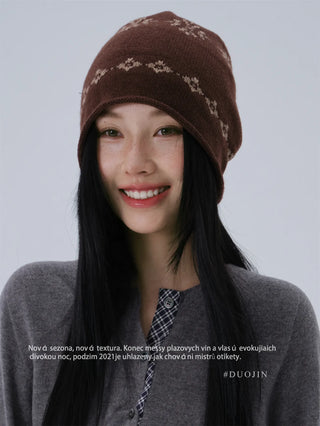 hemming knit beanie