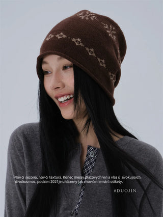 hemming knit beanie