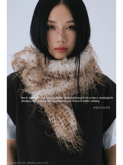 leopard print scarf