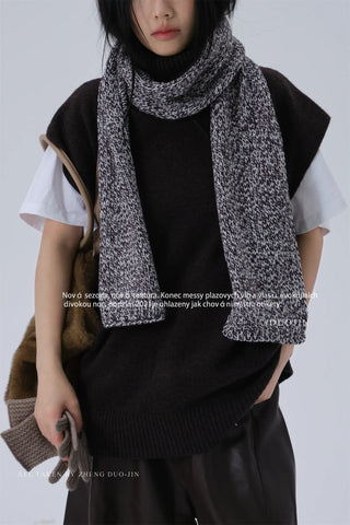 arabesque knit scarf