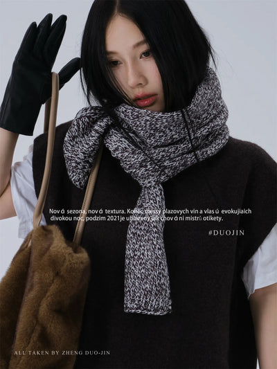arabesque knit scarf
