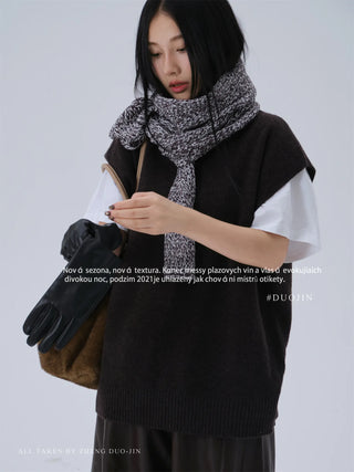 arabesque knit scarf