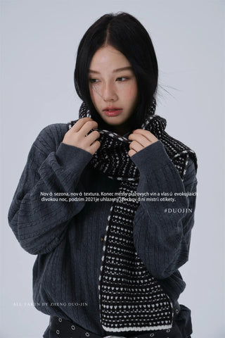 iceland jacquard scarf