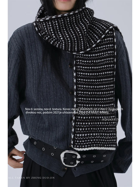 iceland jacquard scarf