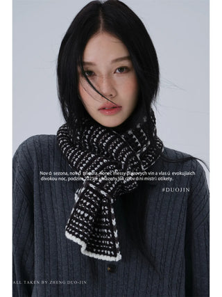 iceland jacquard scarf