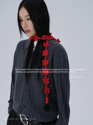 snowflake small scarf