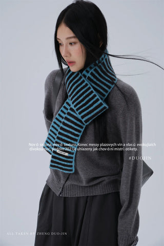 vintage stripe scarf