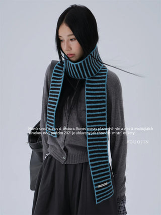 vintage stripe scarf