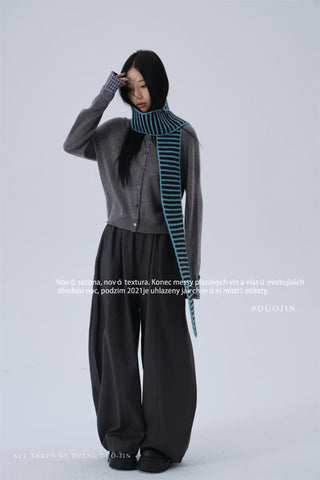 vintage stripe scarf