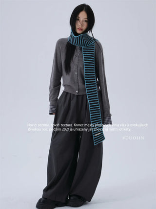 vintage stripe scarf