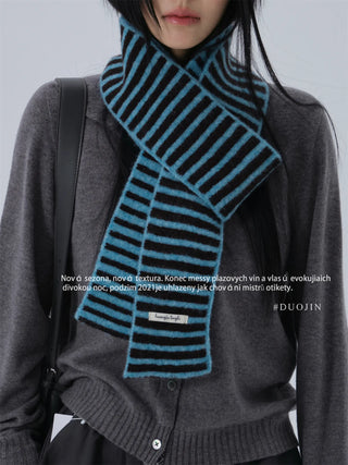 vintage stripe scarf