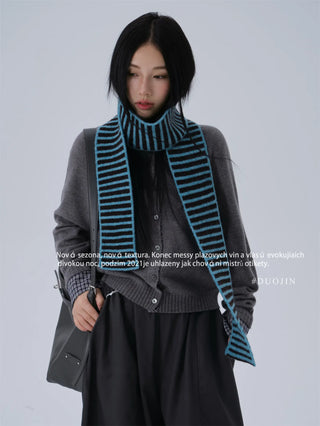 vintage stripe scarf