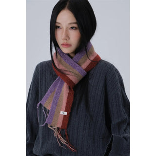 mixed color scarf
