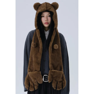 bear hooded set