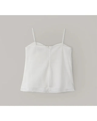 Layered sleeveless blouse