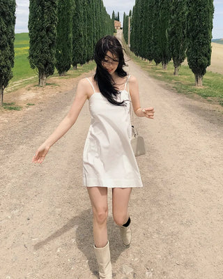 Flat bustier dress