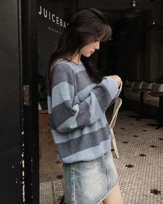 Cashmere striped knit