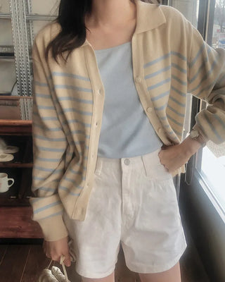 (7 colors) Color Cardigan
