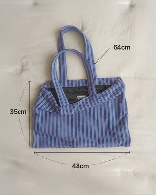 #LENTO. Our Stripe Terry Bag