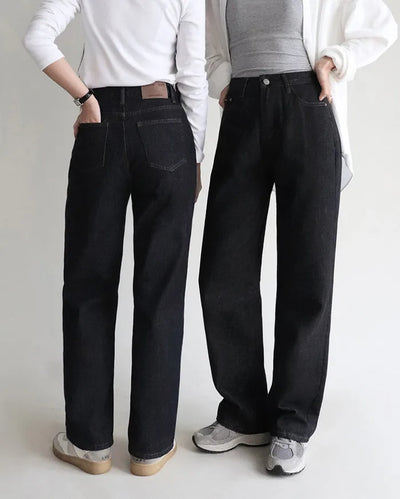 (basic/long) Non-fade-free denim pants
