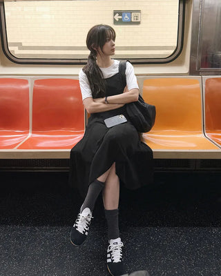 See-through camisole dress