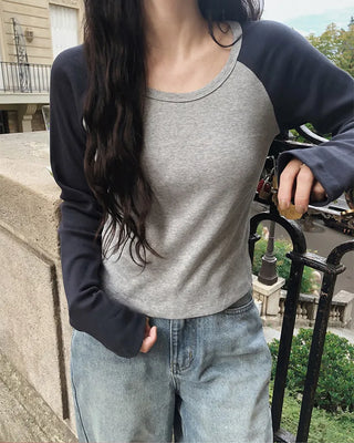 Raglan Long-Sleeve T-Shirt - 6 Colors