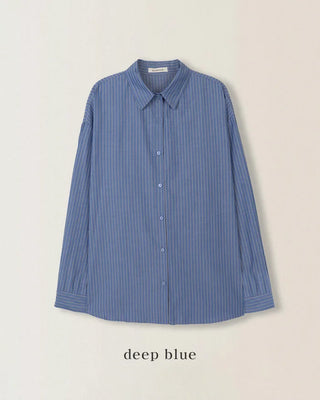 Loose-fit striped shirt
