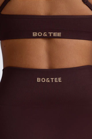 Super Sculpt Seamless Leggings in Chocolate