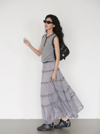 lace cake skirt