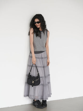 lace cake skirt